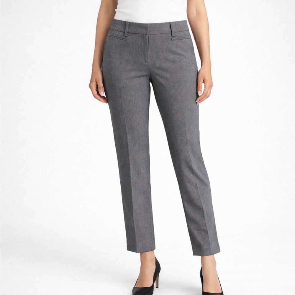 Express Design Studio Size 4 Dress Pants Micro Check Black White Career(A496)✨